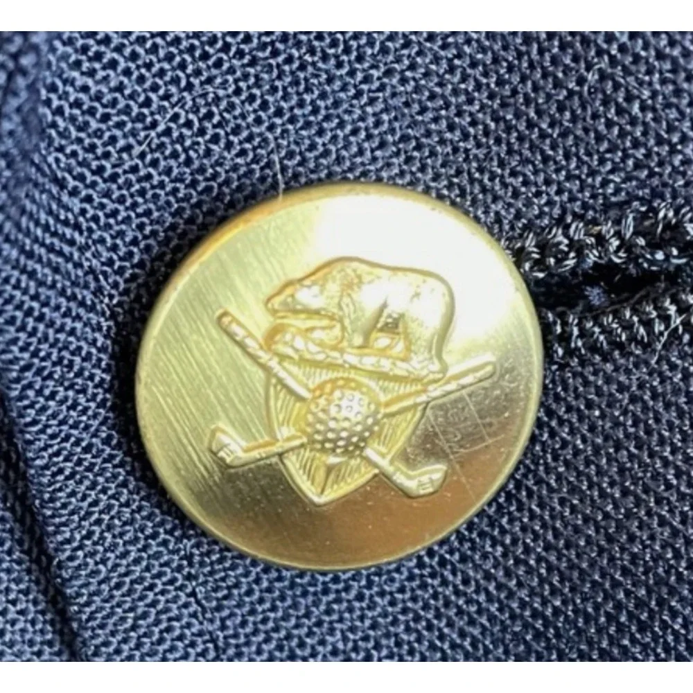 JACK NICKLAUS Tournament Series NAVY SPORT COAT BLAZER JACKET Golden Bear 46R